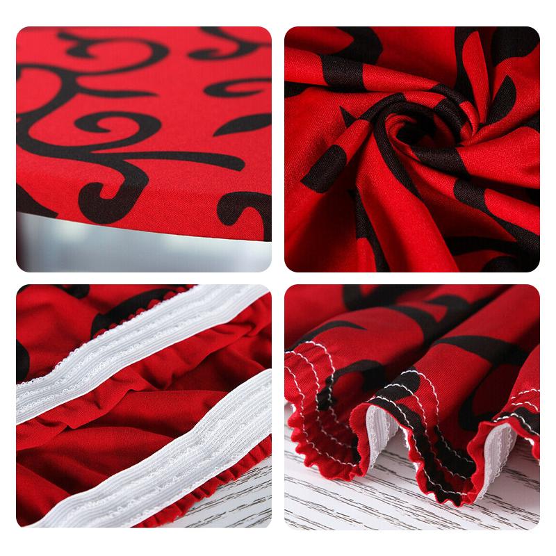 Круглая защитная скатерть из полиэстера, скатерть для общественного питания, накидка на стол с эластичной окантовкой 60-120 см, противоскользящая