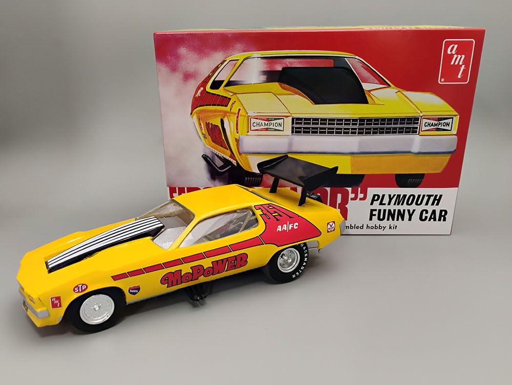 AMT Mopower Plymouth Funny Car Plastic Model Kit AMT1473 1/25 (Car)