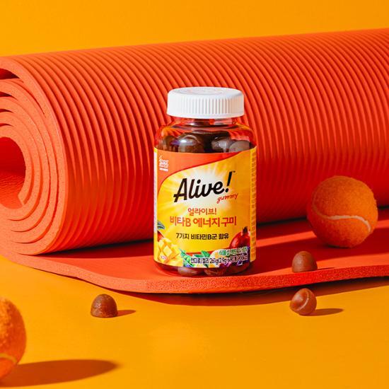 Alive Vita B Energy Gummies (90 Gummies), Korean Health Food