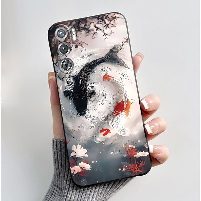 Чехол для телефона ZTE Nubia Red Magic Redmagic 9 9S Pro Plus 5G, милый кролик с сердцем, защитный, черный матовый ТПУ, мягкий чехол-бампер