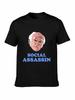 Larry David Social Assassin Graphic T-shirt