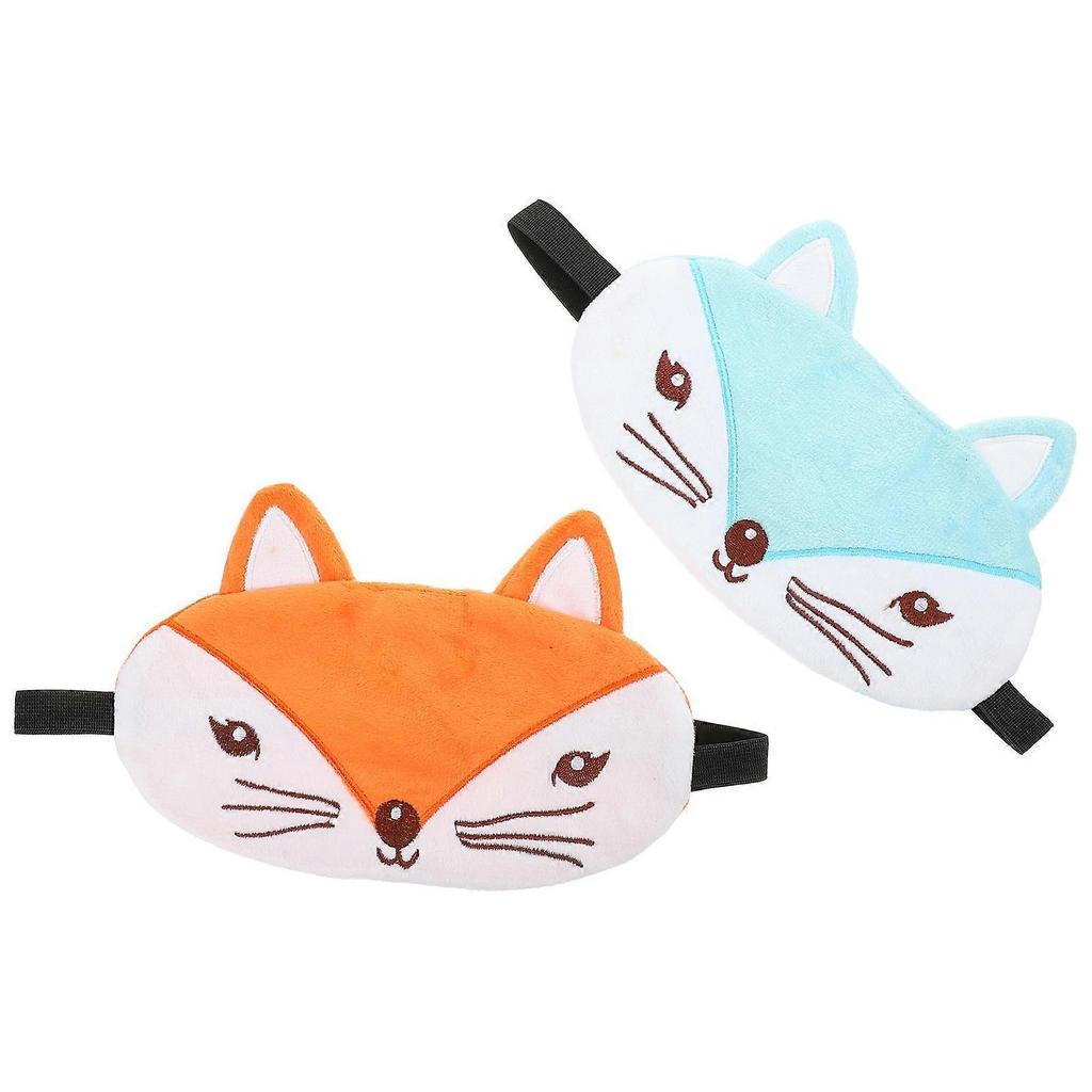 Comfortable Sleep Eye Mask Cartoon Design Eye Mask Adorable 4Pcs Set