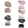 Soft Winter Beanie Hat Scarf Set Thicken Warm Wool Hat Neck Warmer Thermal Knit Cap  Cold Weather