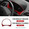 Real Soft Carbon Fiber lnstrument Sticker For Renault Fluence Megane RS 2009 2010 2011 2012 2013 2014 2015 LHD RHD Accessories