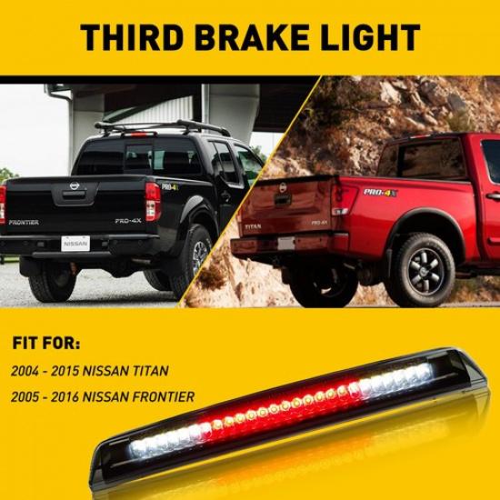 For 2004-2015 Nissan Titan LED Frontier Third 3Rd Brake Light Cargo Lamp Bar USA