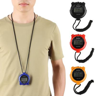 Бег Фитнес Спорт Секундомер Таймер Цифровой Дисплей Память Секундомер Секундомер Электронный Таймер