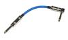 Canare GS-6 Patch Cable, 15cm, L-S Type, Blue, 1 Piece