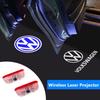 Горячее предложение для Volkswagen 2 шт. Светодиодная эмблема на дверь автомобиля Лампа приветствия Беспроводной лазерный проектор GOLF 5 Polo Golf 6 Golf 7 Аксессуары