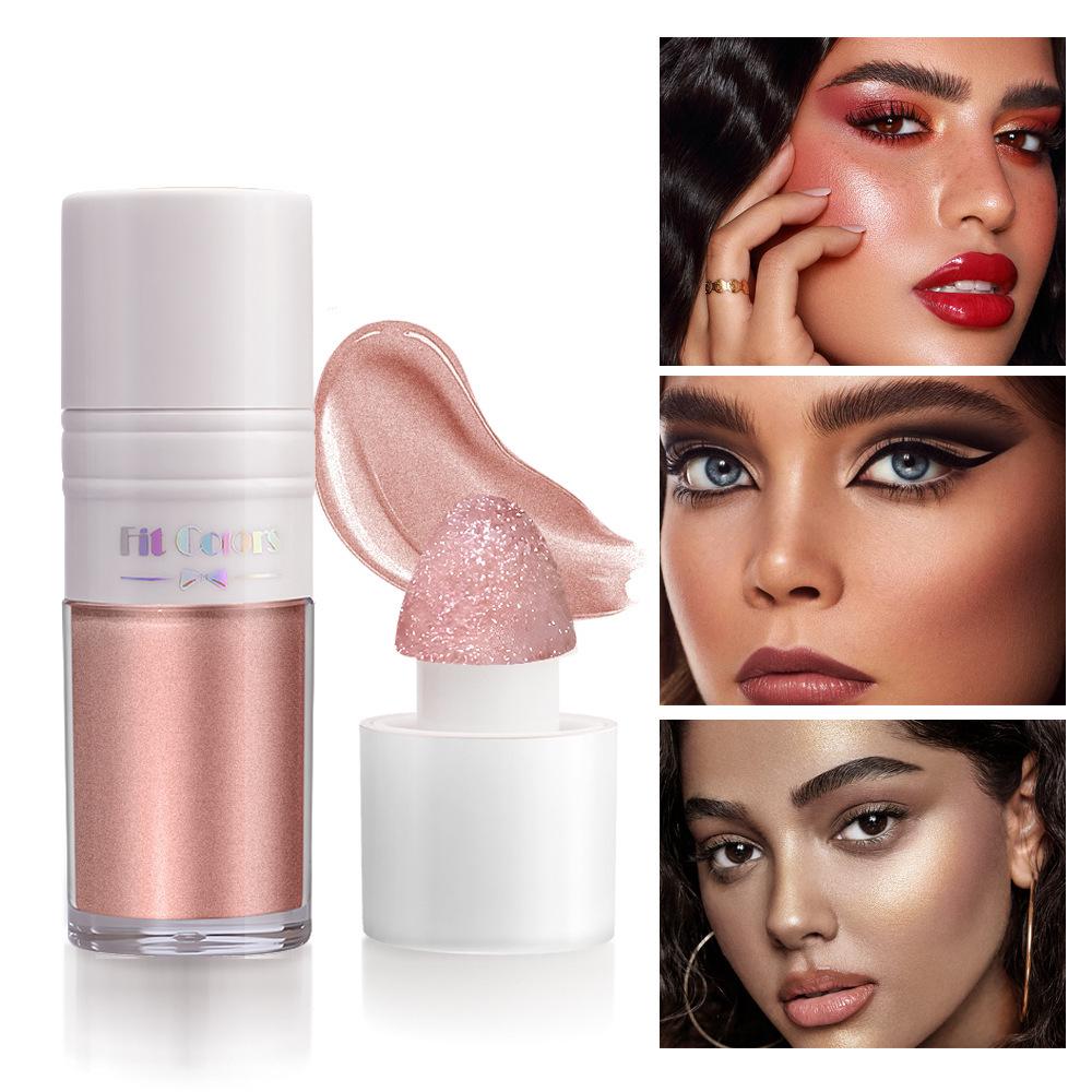 Fit Colors 3D Жидкий Хайлайтер и Румяна-Контур - Матовые и Жемчужные Многофункциональные Осветляющие Средства для Макияжа.