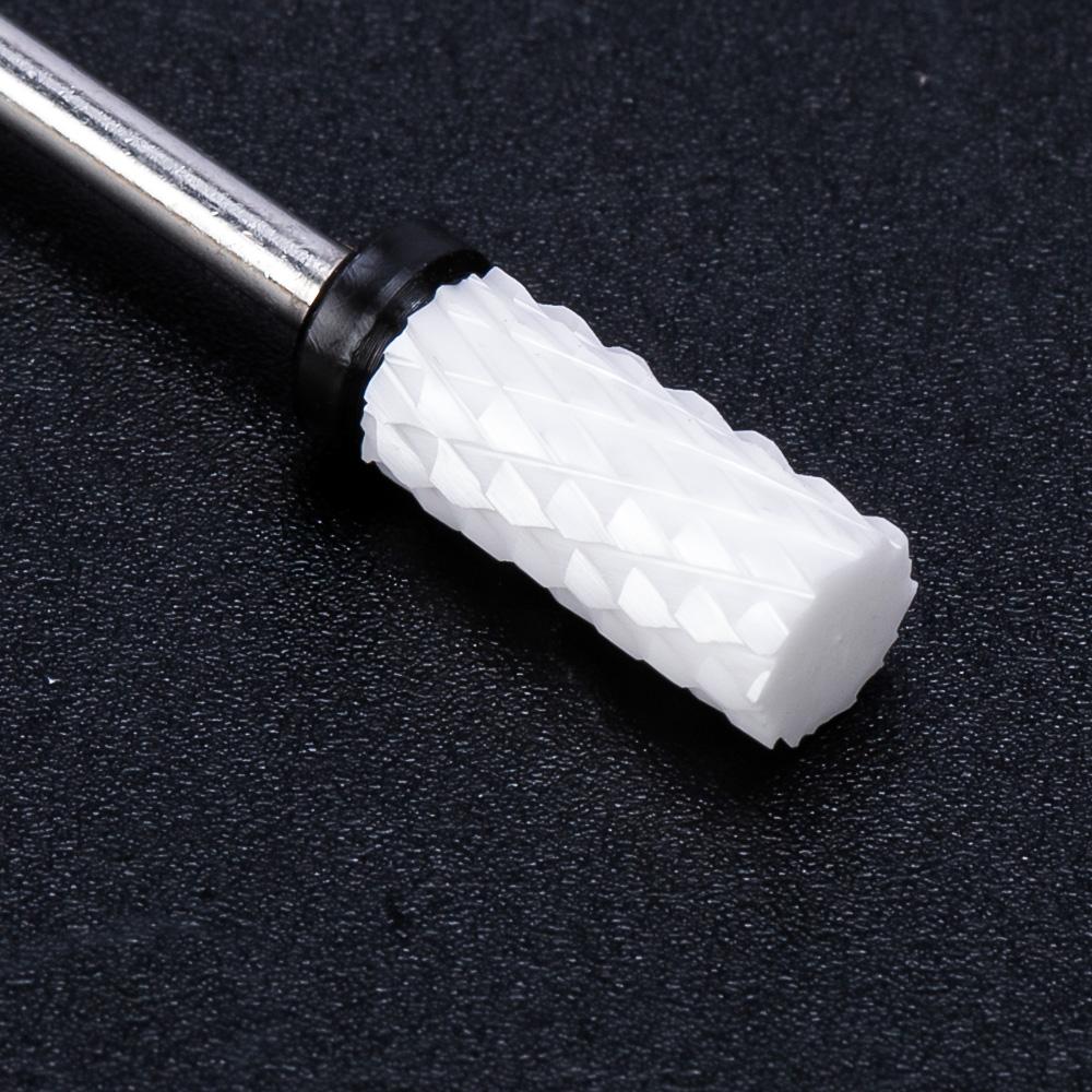 Керамическая фреза, маникюрные сверла для ногтей, электрические пилочки для ногтей, розовые, синие, шлифовальные насадки, фрезы, резак, аксессуары для заусенцев