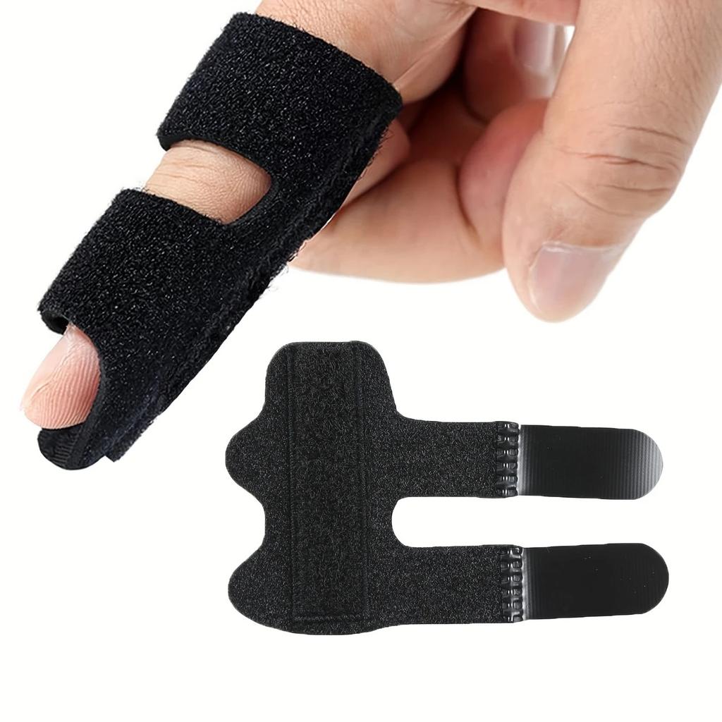 1Pcs Finger Fixation Strap Aluminium Finger Splint Fracture Protection Brace Corrector Support With Fixed Tape Bandage