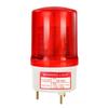 Red LED Rotating Light, 100V, with Mounting Bracket, Silent, Sign, Warning Light, Crane Patrol Light (Red)