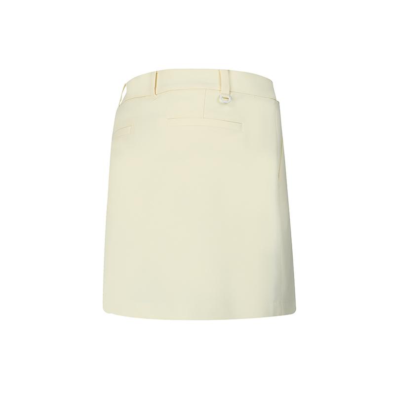 New FILA Golf Series SS24 Casual Short Skirts Women's Pear Blossom Yellow A11W425313FYE