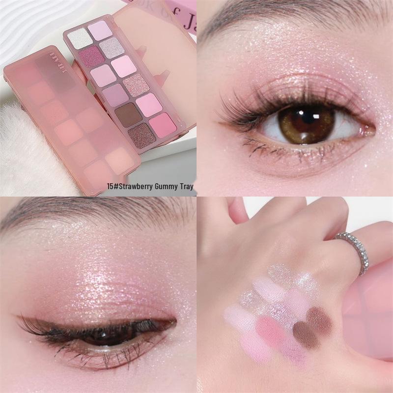 DIKALU Little Begonia 12-Color Eyeshadow Palette - 2025 Shimmer Edition