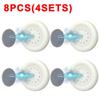 1-15 Pairs of Strong Magnetic Hooks for Home and Garden Magnet Ring Wall-mounted Remote Control Refrigerator Storage Rack Hook