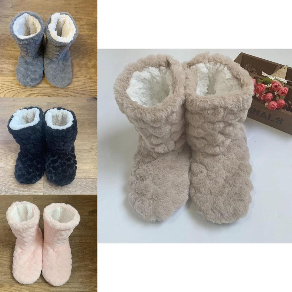Cozy And Stylish Ladies Booties With Warm Plush Lining For Indoor Comfort