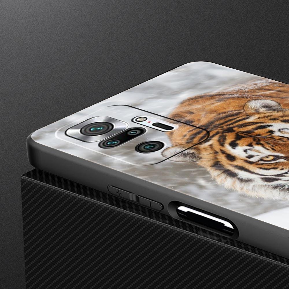 Tiger Leopard Fashion Phone Case For Xiaomi Redmi Note 14 13 5G 10 11 12 Pro Plus 4G 14C 13C 12C 10C Black Cover