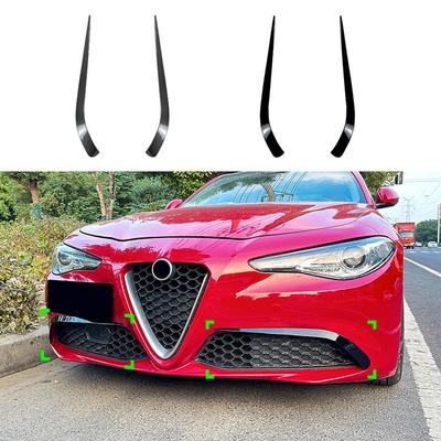 Применимо к Alfa Romeo Giulia Giulia Стандартная версия 2015-22 передний ветровой нож накладка на воздухозаборник модификация