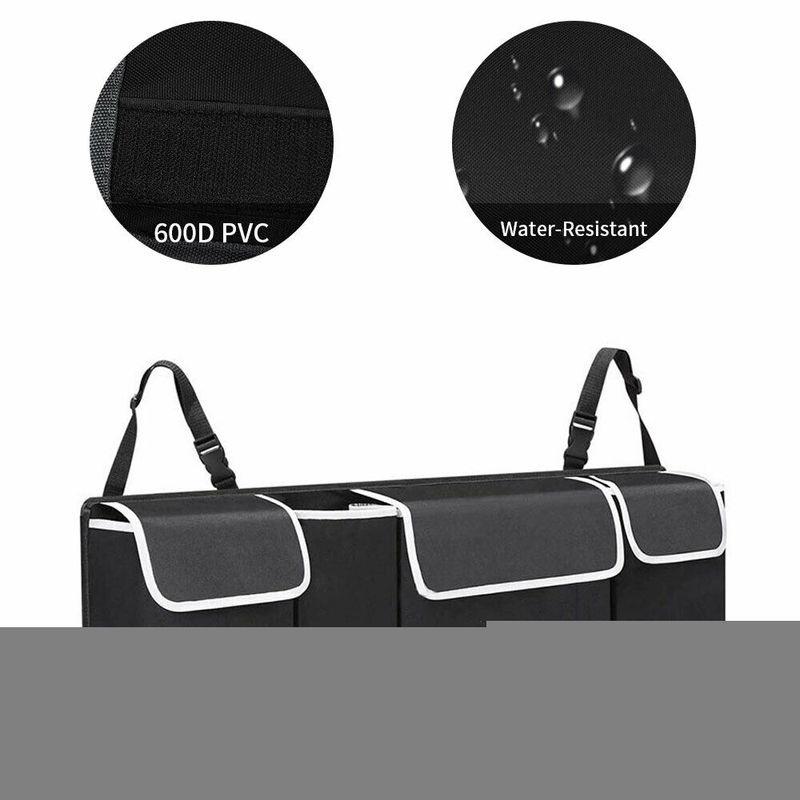 Large Car Boot Pocket Storage Bag Organiser Back Seat Hanger Tidy Hanging Pouch