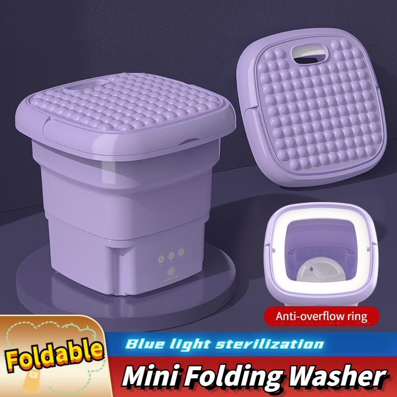 Portable Folding Washing Machine Small Sock Washing Machine Special Mini Washing Machine for Lazy People