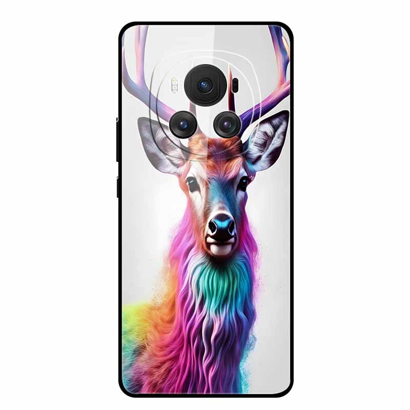 Tempered Glass Case For Honor Magic 6 Pro Case 6.8" Soft Edge Hard Glass Back Cover For Honor Magic6 Pro Phone Case Fundas Shell
