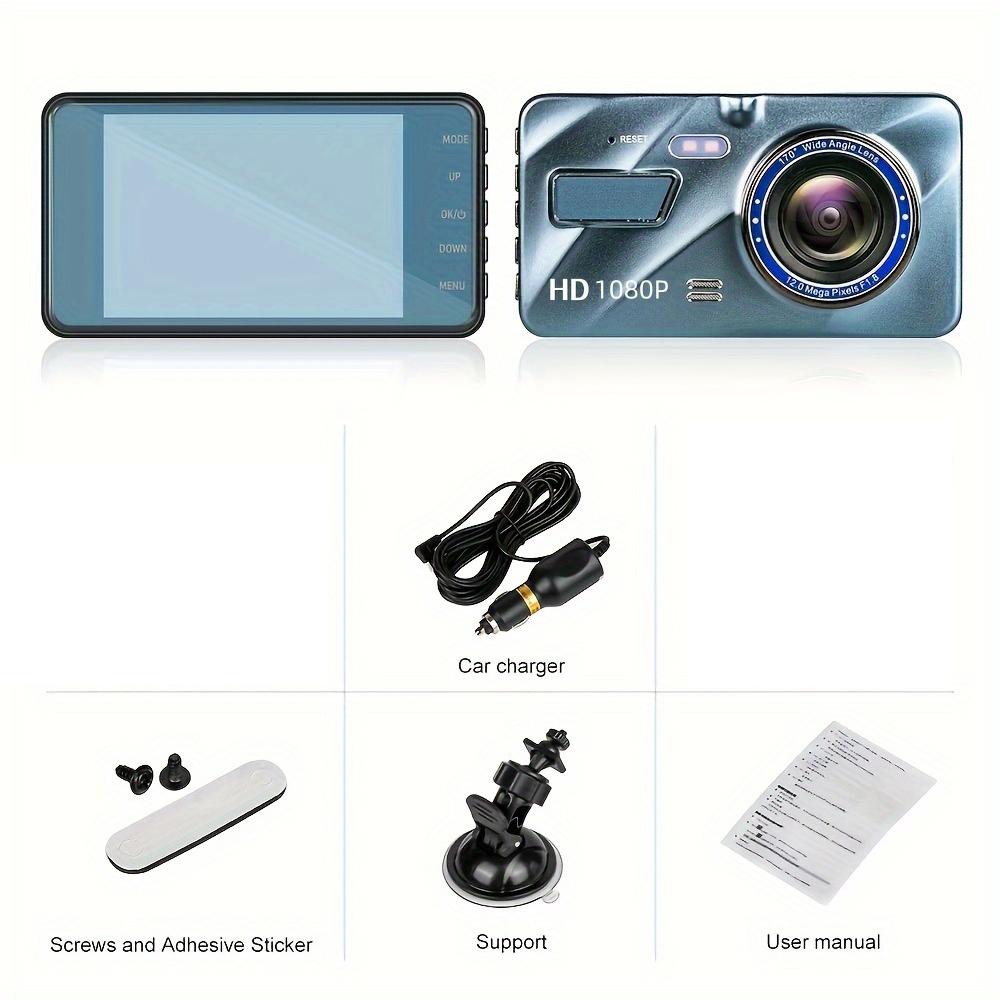 Car DVR 2 Cameras  4.0 Inches Dash Cam Car Video Recorder Auto Registrator Dvrs Dash Cam with Dual Ways Cameras car accessories