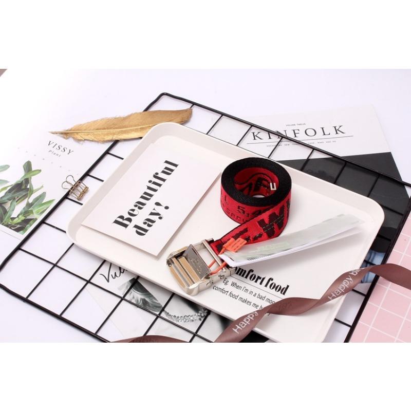 Новый холщовый ремень в индустриальном стиле OFF-white, тот же модный ремень