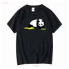 Футболка Enjoi Skateboard с логотипом Panda Размер Маленький Взрослый Темно-серый винтажная стирка с принтом Повседневная Унисекс Эластичная Дышащая