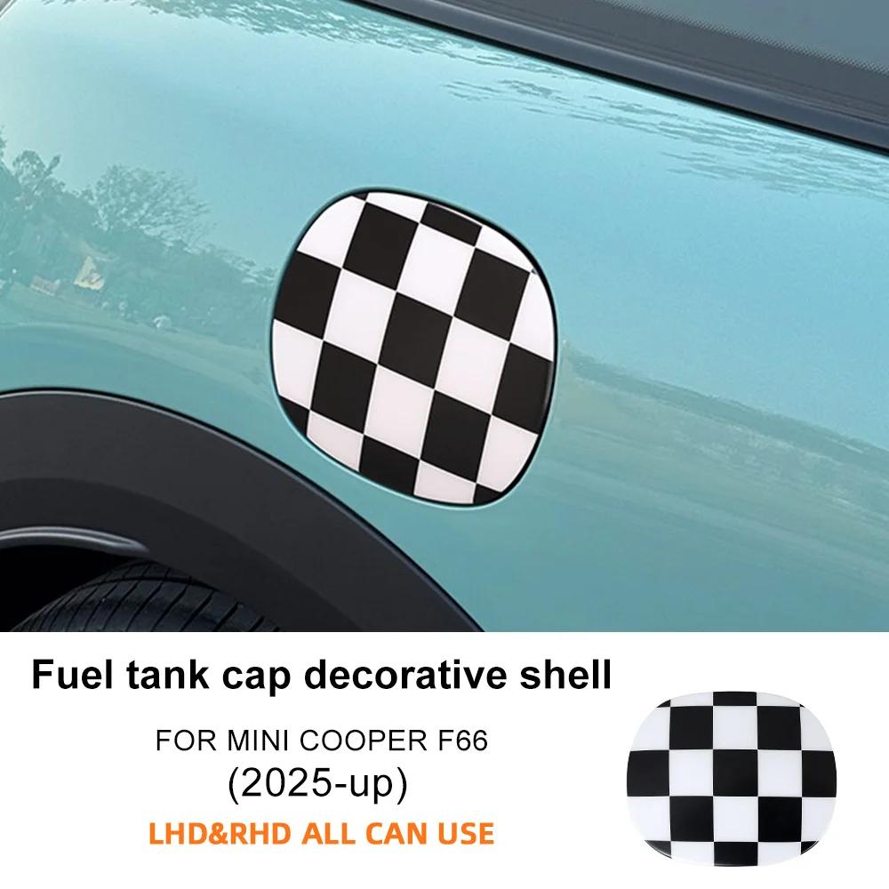 For MINI Cooper F66 2025 2026 Car Fuel Tank Cap Cover Case Housing Trim Sticker Car Styling Decoration Accessories ABS.