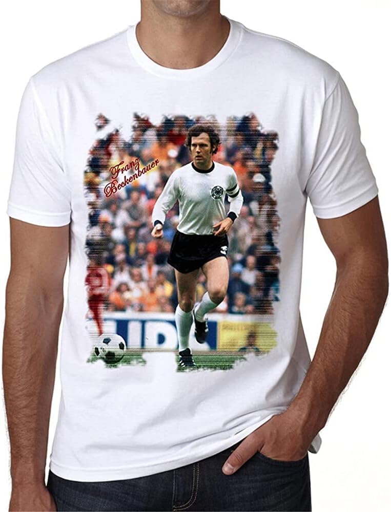 Franz Beckenbauer Mens t Shirt Short Sleeves Cotton White Gift Colour4 White
