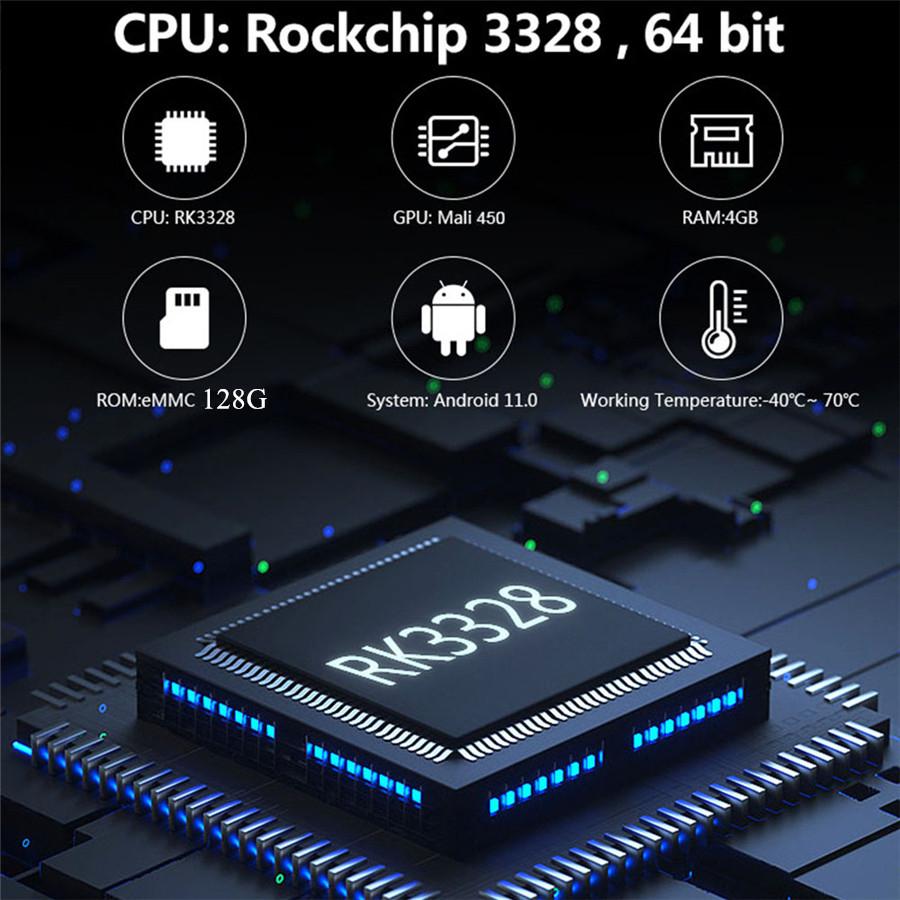Android 11 Для Carplay Ai Box Автомобильный Мультимедийный Плеер Для Netflix Youtube 4G+128ГБ