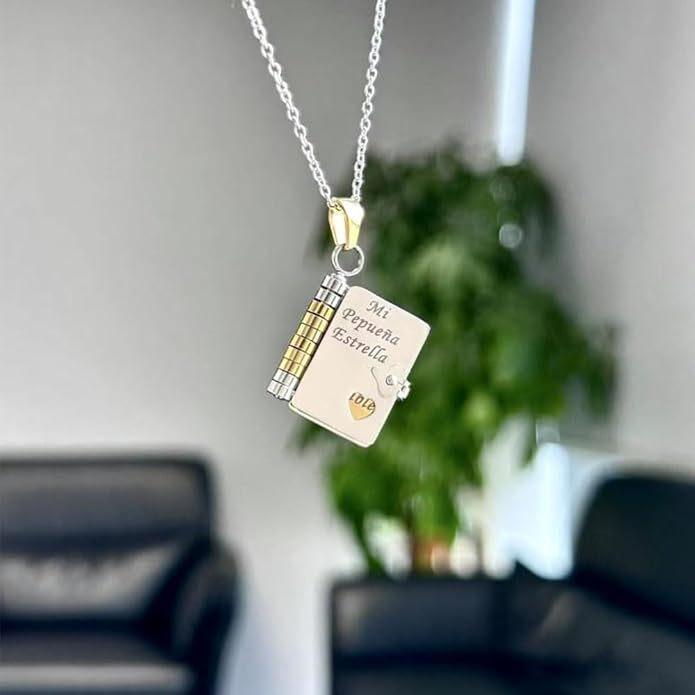 Подвеска-кулон «Любовное письмо» из титановой стали для пар - Цепочка для ключицы для девушек.