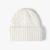 Японская зимняя теплая простая вязаная шапка с косами женская с ушками надеваемая сверху мужская шапка-бини студенческая шапка