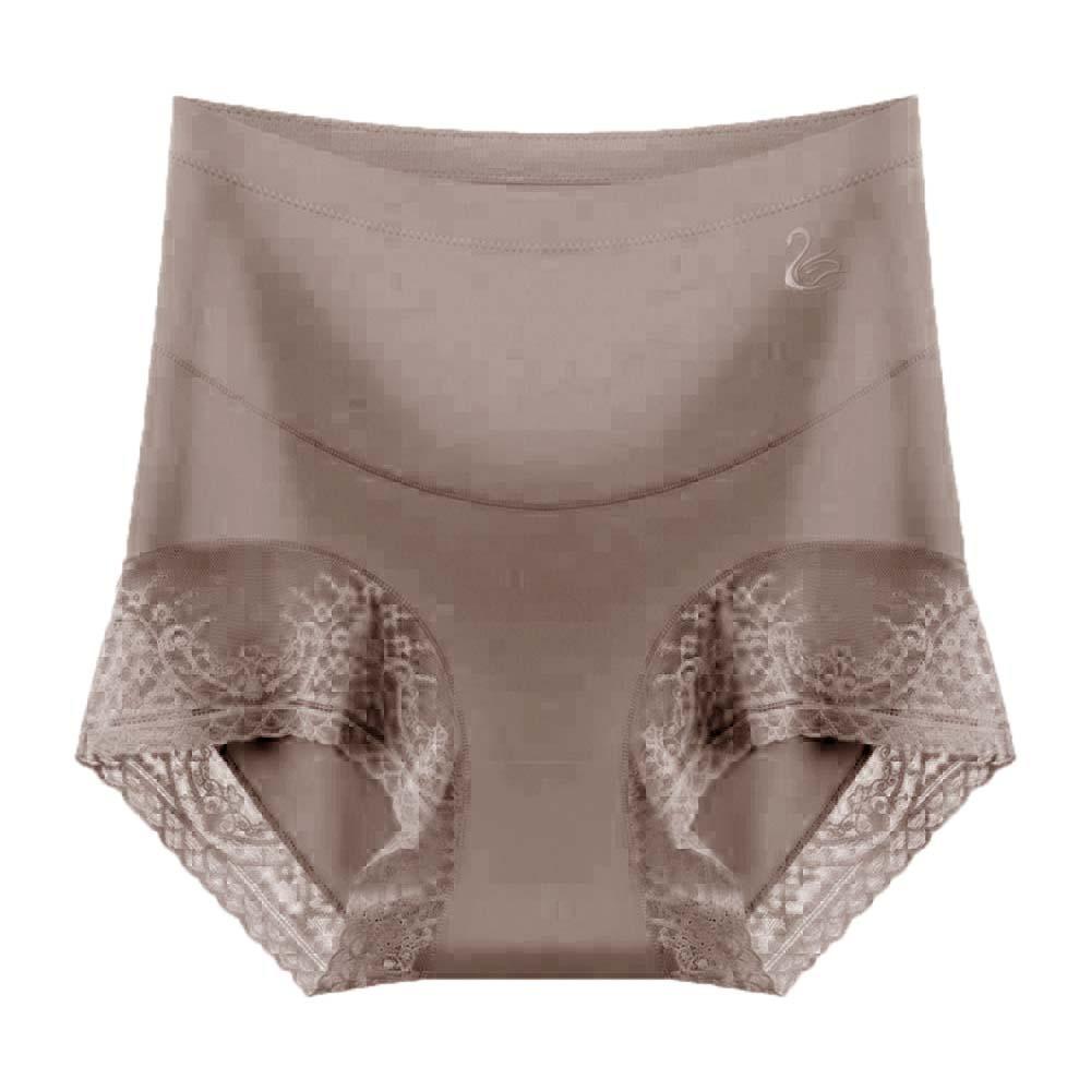 High Waist Butt Lifter Briefs Silk Seamless Shapewear Fashion Tummy Control Underwear Women