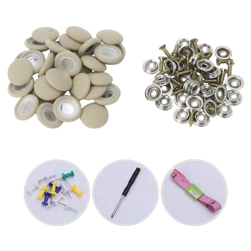 50 шт. пряжки для крыши салона автомобиля обивка потолка ткань крепление крыши защелкивающиеся заклепки кнопки для ремонта штифты люверсы