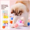 New Cat Toy Silent Ball Self-hi To Relieve Boredom Cat Cat Toy Plush Elastic Ball Bite-resistant Cat Teaser Stick Cat Supplies