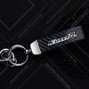 1PCS Motorcycle Keychain For Suzuki Katana GSX 400 600 650 750 1000 F Logo Widget Ornaments Metal Carbon Fiber Leather Key Chain