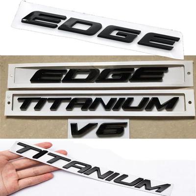 ABS Хромированная наклейка на эмблему багажника автомобиля для Edge V6 Титановые аксессуары
