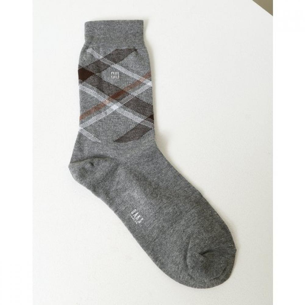 Daks Crew Socks Set 5 Pcs Grey Pattern Dbss4f301g2