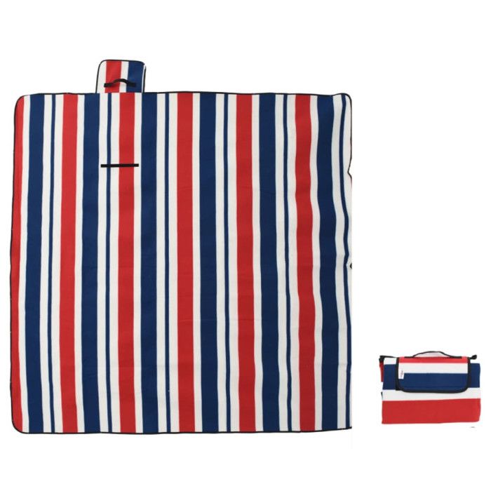 Foldable Picnic Blanket 200x200 Cm Velvet