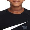 Nike Свитшот из флиса с круглым вырезом и длинными рукавами в стиле колор-блок для детей, черный DR5585-010