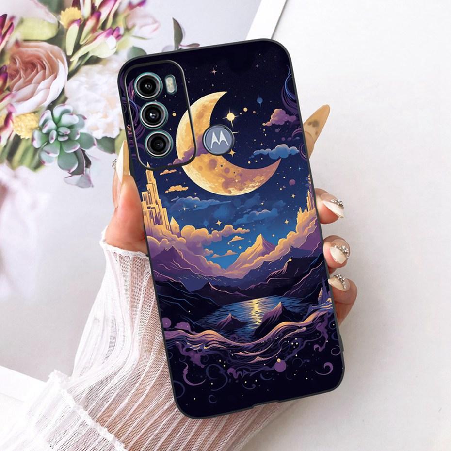 Fashion Cool Case For Motorola Moto G60 G40 Fusion Soft Black Silicone TPU Back Cover For MOTO G60 G40Fusion Phone Cases