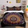 Mandala Pattern Decorative Set Multiple sizes kid's and adults' bedroom Exquisite 3PC bedding set gift