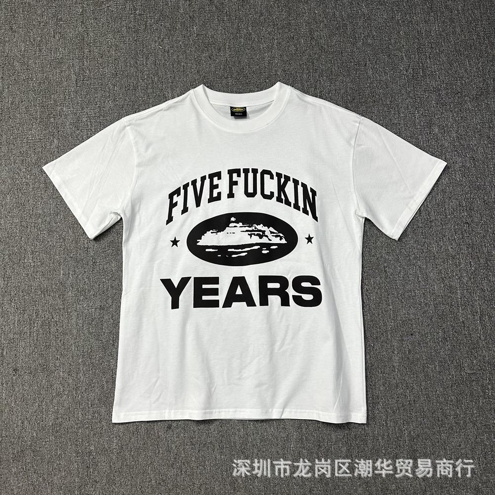 Cross-border Corteiz tide brand Alcatraz summer retro printing men's and women's trend loose casual short-sleeved T-shirt