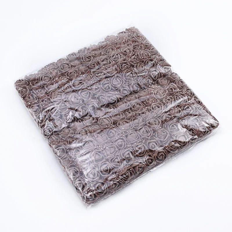 144 шт. Искусственный цветок из пенопластовой пряжи Роза Защита от ультрафиолета для улицы Рождественская садовая арка Венок Свадебный фестиваль Дом своими руками Коробка конфет