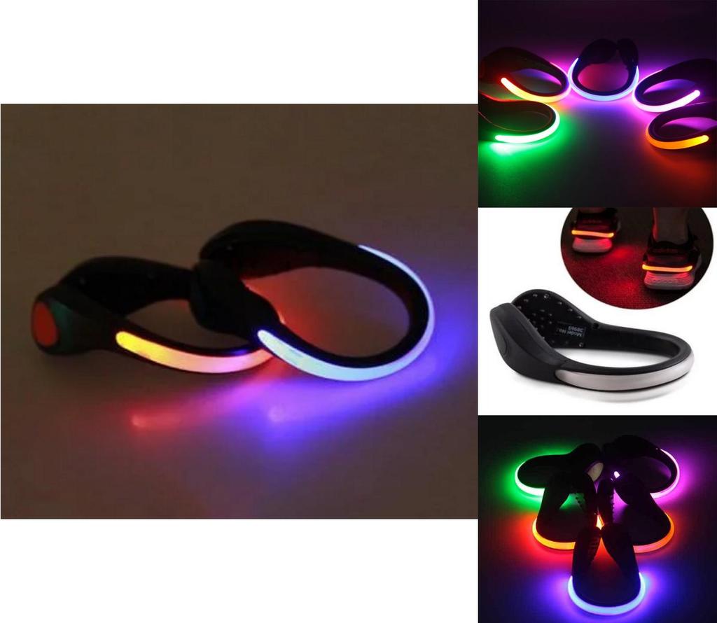 Светодиодный клип для обуви Ночной бег Спорт Флэш Светоотражающий свет для обуви Товар для чирлидинга