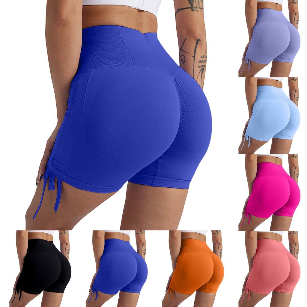 Женские обтягивающие штаны для йоги с высокой талией, штаны из трех частей, спортивные шорты для подтяжки бедер и компрессии живота