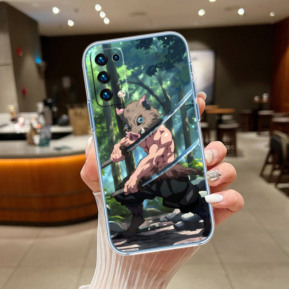 Anime Demon Slayer Phone Case for Motorola Edge 20 30 S30 40 50 Fusion Lite Plus Pro Neo Ultra One Hyper Power Action Zoom Macro Vision