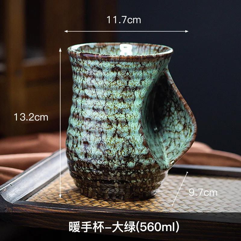 Керамическая печь Чашка Кофейная чашка Креативная кружка-грелка для рук Большая чашка для воды Паровой кувшин отChin