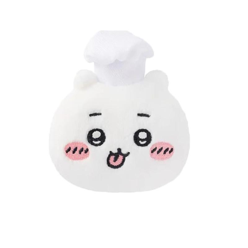 Plush Cartoon Chiikawa Pin With Restaurant Chef Hat Design For Home Toy Gift